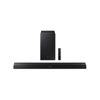 Soundbar Samsung HW-T555\u002FZD 2.1 Canais, Bluetooth, Subwoofer sem Fio e DTS Virtual:X 320W