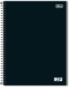 4 Unidades - Caderno Espiral Capa Dura Tilibra ZIP 200x275mm 80 Folhas