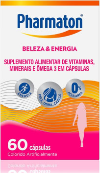 Polivitamínico Pharmaton Beleza e Energia 60 cápsulas