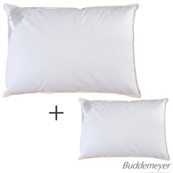 02 Travesseiros Toque de Pluma Branco – Buddemeyer - 4BCJ13430BCO01