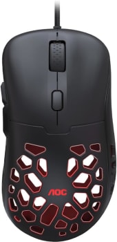 Mouse Gamer AOC GM510 ULTRALEVE 58g 16.000 DPI Pixart 3389 RGB 6 botões Macro Manager