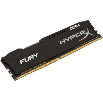 Memória HyperX Fury, 8GB, 2400MHz, DDR4, CL15, Preto - HX424C15FB2/8
