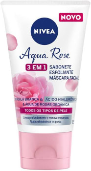 Sabonete Facial 3 em 1 Aqua Rose 150ml - Nivea