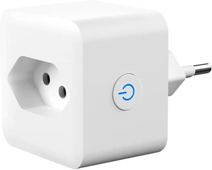 Adaptador de Tomada Smart 10a WI-FI Via APP Bivolt Compatível com Alexa e Google HITM10A - Geonav