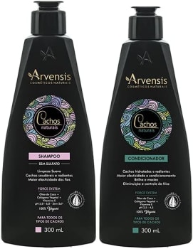 Kit Arvensis Cachos Naturais Shampoo + Condicionador - 300ml