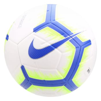 Bola de Futebol Campo Réplica Brasil CBF Nike Strike - Branco e Azul