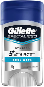 2 Unidades — Gillette Desodorante Gel Antitranspirante Cool Wave