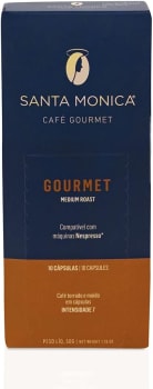 Café Santa Monica Cápsulas De Café Gourmet Medium Roast Santa Monica Compatível Com Nespresso Contém 10 Cápsulas