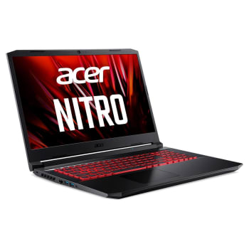 Notebook Gamer Acer Nitro 5 AN517-54-765V - 17.3" FHD 144Hz, Intel Core i7-11600H, NVIDIA GeForce RTX 3050 4 GB GDDR6, 16GB RAM DDR4, SSD 512GB M.2