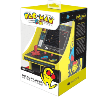 Cabine Portatil Retrô Colecionavel Pac-Man - Micro Player
