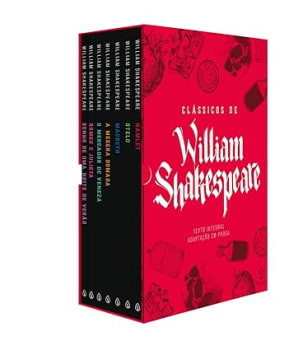 Box Clássicos de William Shakespeare - com 7 marcadores de páginas