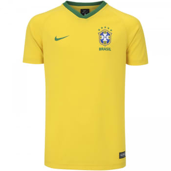 Camisa da Seleção Brasileira I 2018 Nike Torcedor - Juvenil