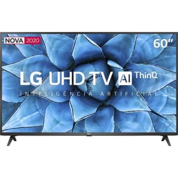 Smart TV Led 60'' LG 60UN7310 Ultra HD 4K AI Conversor Digital Integrado 3 HDMI 2 USB WiFi