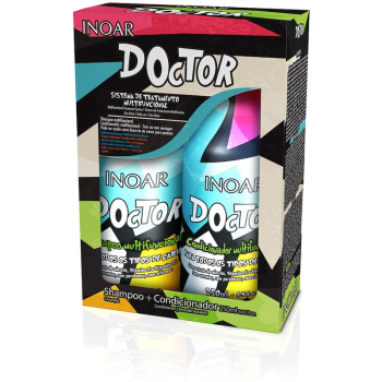 Inoar Kit Duo Shampoo 250ml + Condicionador 250ml Doctor