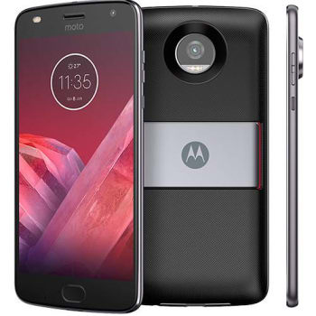 Smartphone Motorola Moto Z2 Play - Power Pack & DTV Edition Dual Chip Android 7.1.1 Nougat Tela 5.5" Octa-Core 2.2 GHz 64GB 4G Câmera 12MP - Platinum