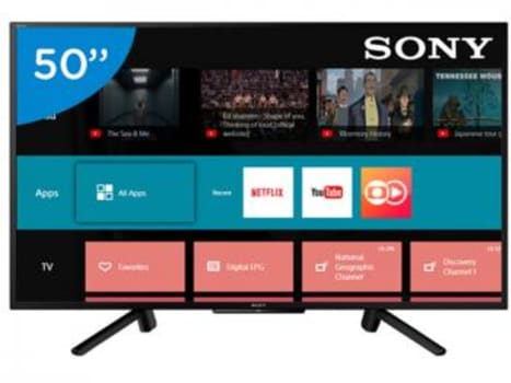 Smart TV LED 50” Sony Full HD KDL-50W665F - Conversor Digital Wi-Fi 2 HDMI 2 USB - Magazine Ofertaesperta
