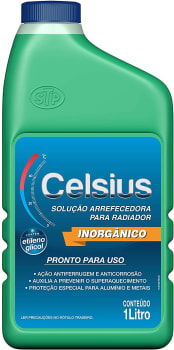 Fluido Para Radiador Celsius - Pronto Para Uso - Verde Stp/Celsius 1L