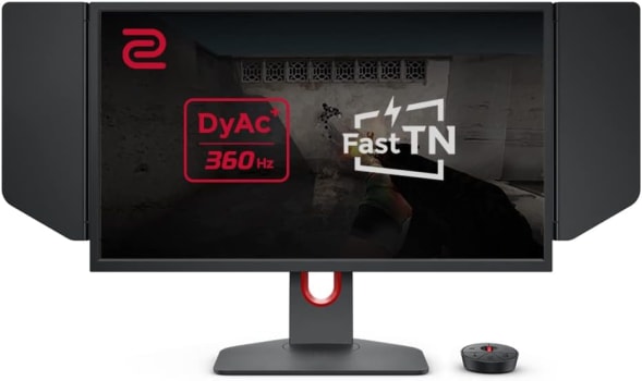 Monitor Gamer BenQ Zowie XL2566K 24.5'' FHD TN 360Hz 1ms HDMI DP DyAC Altura Ajustável - 9H.LKRLB.QBL