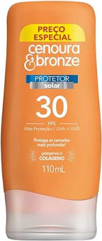 Cenoura e Bronze Protetor Solar Fps 30 110Ml E