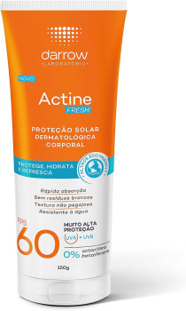 Protetor Solar Corporal Actine Fresh 60 FPS 150g - Darrow