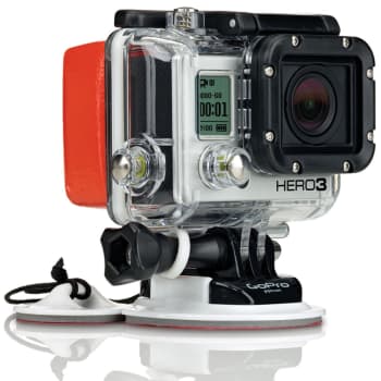 Flutuador p/ Câmera GoPro - Laranja e Preto