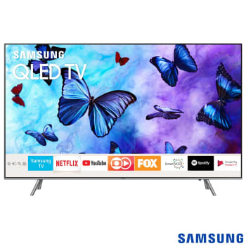 Smart TV 4K Samsung QLED 2018 UHD 65” com Modo ambiente, Tela de Pontos Quânticos, HDR1000, Controle Remoto Único - Q6FN - SGQN65Q6FNPTA_PRD