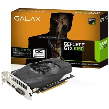  Placa de Video Galax Geforce GTX 1050 2GB OC DDR5 128 BITS - 50NPH8DSN8OC