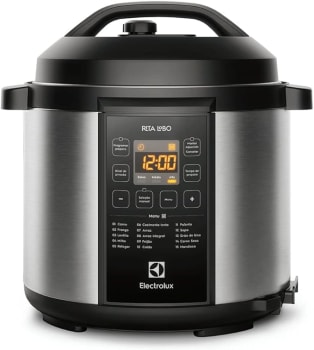 Panela de pressão Elétrica, PCC20, 6L, Preto, 127V, Electrolux