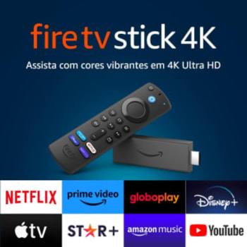 Fire TV Stick 4K com Controle Remoto por Voz com Alexa (Inclui comandos de TV) | Dolby Vision