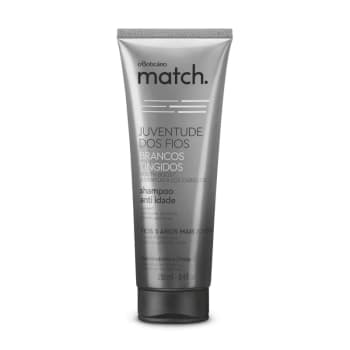 Shampoo Anti-Idade Match Juventude dos Fios Brancos Tingidos 250ml