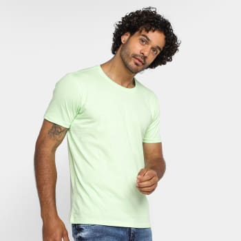 Camiseta Daytan Básica Masculina - Verde claro