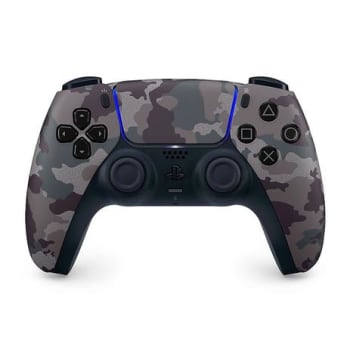 Controle Sem Fio Sony PS5, DualSense Gray Camuflado - 1000030620 - Magazine Ofertaesperta