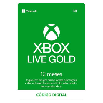 Xbox Live Gold - 12 Meses
