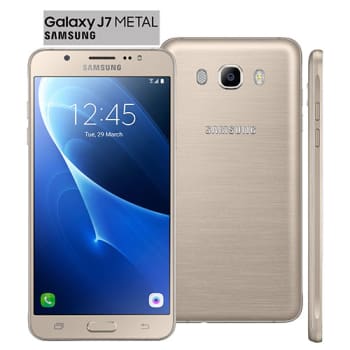 Cerdito Oficiales familia real Smartphone Samsung Galaxy J7 Duos Metal Dourado com 16GB, Dual chip, Tela  5.5", 4G, Câmera 13MP, Android 6.0 e Processador Octa Core de 1.6 Ghz em  Promoção no Oferta Esperta