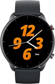 New Version] Amazfit GTR 2 New Version Smartwatch Alexa Built-in Ultra-long Battery Life Smart Watch For Android iOS Phone -Lightning (Black)