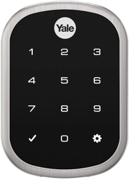 Fechadura Digital Yale YRD 256 TR Trinco Rolete Compatível com Alexa