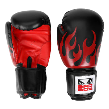 Luva de Boxe/Muay Thai Bad Boy 10 OZ - Preto e Vermelho