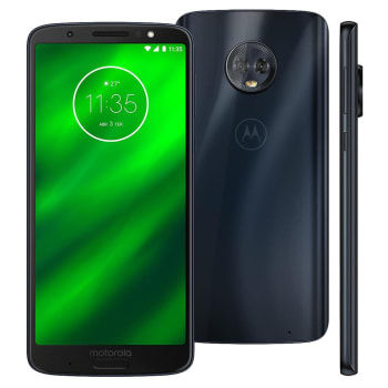 Smartphone Motorola Moto G6 Plus Dual Chip Tela 5.9" Octa-Core 64GB 4G Câmera 12 + 5MP (Dual Traseira) - Índigo