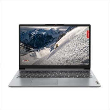 Notebook Lenovo IdeaPad 1i i5-1235U 12GB 512GB SSD Linux 15.6" 82VYS00900 Cloud Grey - Notebook Lenovo - Magazine Ofertaesperta