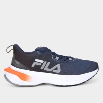 Tenis Fila Racer Spider Masculino - Marinho+Laranja