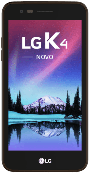 Smartphone LG K4 Novo Marrom Tela 5" Android™ 6.0, Câm 8Mp, 8Gb