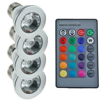 Kit com 4 Lâmpadas LED 3W Mainstays