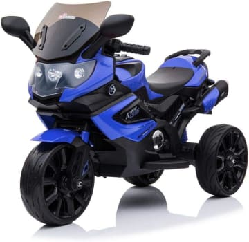 Mini Moto Elétrica Infantil Triciclo Motorizado - Baby Style (Azul)