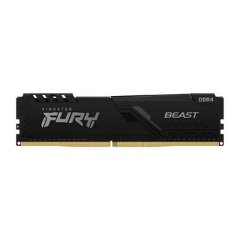 Memória RAM Kingston Fury Beast 16GB 3200MHz DDR4 CL16 Preto - KF432C16BB1/16