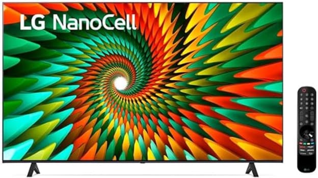 Smart TV 55" 4K LG NanoCell 55NANO77SRA Bluetooth ThinQ AI Alexa Google assistente Airplay 3 HDMI