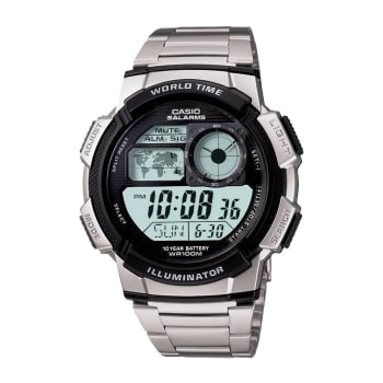 Relógio Casio Masculino Prata Digital AE-1000WD-1AVDF