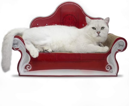 Sofá Arranhador Vermelho para Gatos - Catmypet