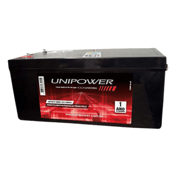 Bateria Selada 2v 2.3 A, Unipower, Preto