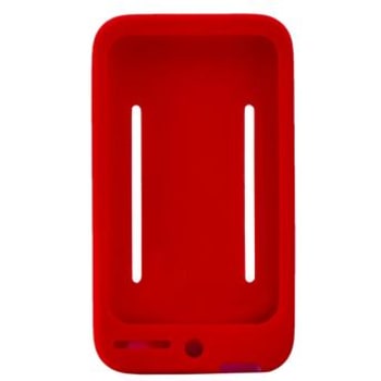 Carregador por Energia Solar Powerskin OP1001-Black/Red, Carregamento de Equipamento com Conexão Micro USB - Preto com Capa Silicone Vermelha