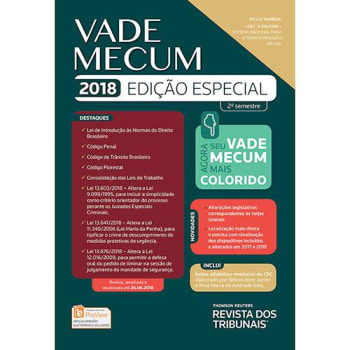 Livro - Vade Mecum 2018 Edição Especial - 2º Semestre